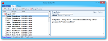 Portable Gmail Notifier Pro screenshot 3