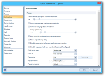 Portable Gmail Notifier Pro screenshot 9