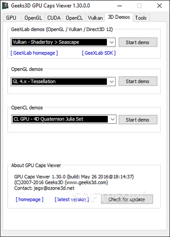 Portable GPU Caps Viewer screenshot 6