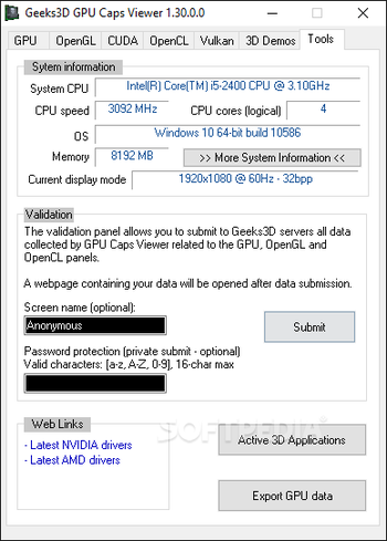 Portable GPU Caps Viewer screenshot 7