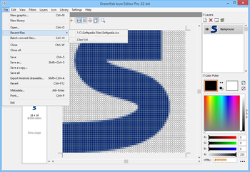 Portable Greenfish Icon Editor Pro screenshot 2