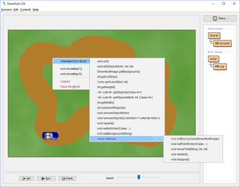 Portable Greenfoot screenshot