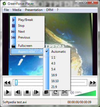 Portable GreenForce-Player screenshot 2