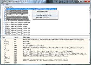 Portable Handle Tracer screenshot