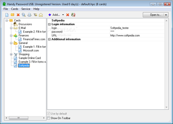 Portable Handy Password screenshot