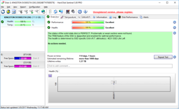 Portable Hard Disk Sentinel Professional screenshot