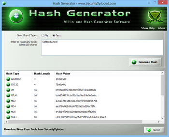 Portable HashGenerator screenshot 2