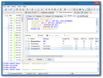 Portable HeidiSQL screenshot 3