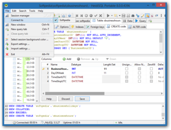 Portable HeidiSQL screenshot 4