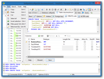 Portable HeidiSQL screenshot 5