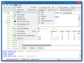 Portable HeidiSQL screenshot 6