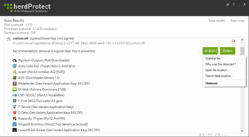 Portable herdProtect screenshot 4