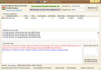 Portable Hide ALL IP screenshot 3