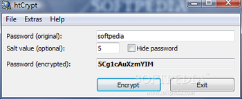 Portable htCrypt screenshot