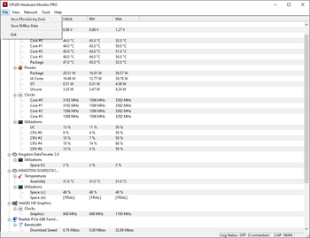 Portable HWMonitor Pro screenshot 2