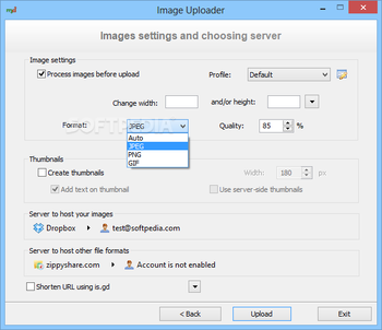 Portable Image Uploader screenshot 8