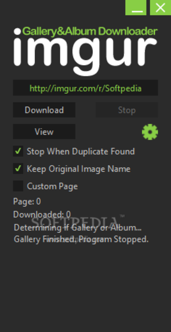 Portable imgur Gallery&Album Downloader screenshot