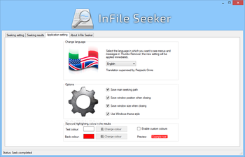 Portable InFile Seeker screenshot 3