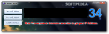 Portable IP Address Fetcher screenshot