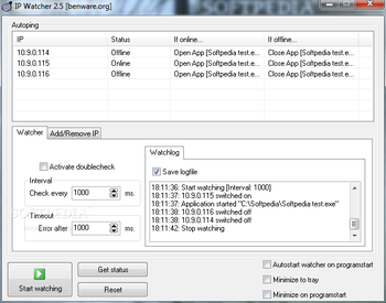 Portable IP Watcher screenshot