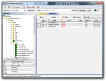 Portable iReasoning MIB Browser Enterprise screenshot