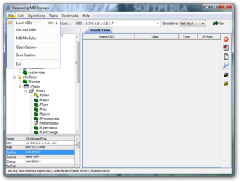 Portable iReasoning MIB Browser screenshot 2