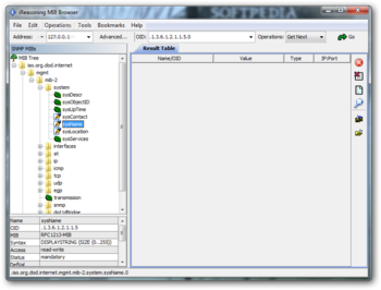 Portable iReasoning MIB Browser Professional screenshot