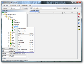 Portable iReasoning MIB Browser Professional screenshot 2