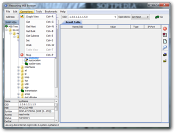 Portable iReasoning MIB Browser Professional screenshot 4