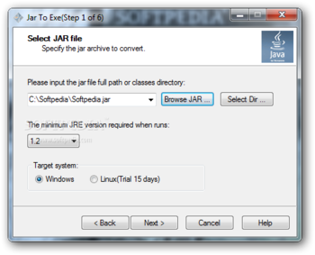 Portable Jar to Exe screenshot
