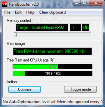 Portable JP RamBooster screenshot