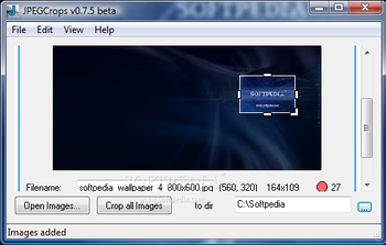 Portable JPEGCrops screenshot