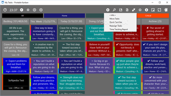 Portable Kanban screenshot