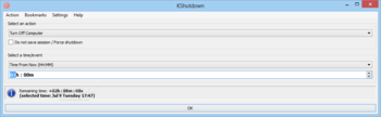 Portable KShutdown screenshot