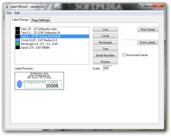 Portable Label Wizard screenshot