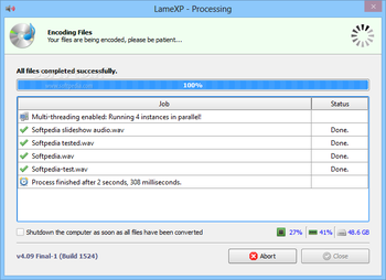 Portable LameXP screenshot 5