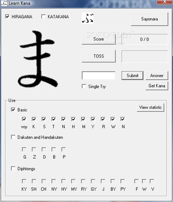 Portable Learn Kana screenshot