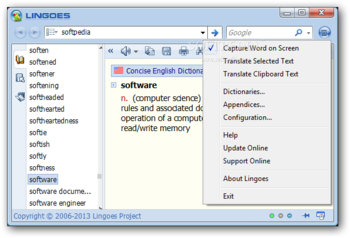 Portable Lingoes screenshot 2