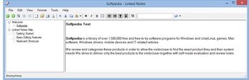 Portable Linked Notes screenshot