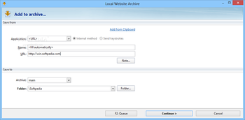 Portable Local Website Archive screenshot 4