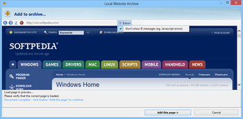 Portable Local Website Archive screenshot 5