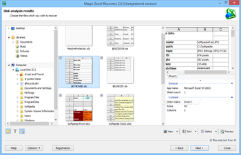 Portable Magic Excel Recovery screenshot 5