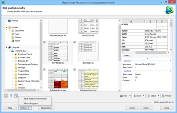 Portable Magic Excel Recovery screenshot 6