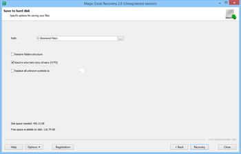 Portable Magic Excel Recovery screenshot 8