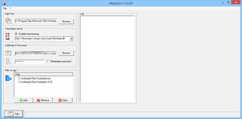 Portable MassCert screenshot