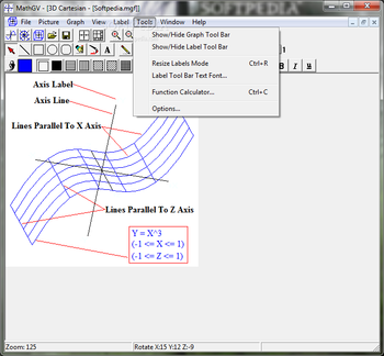 Portable MathGV screenshot 2