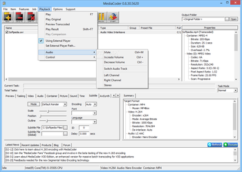 Portable MediaCoder screenshot 8