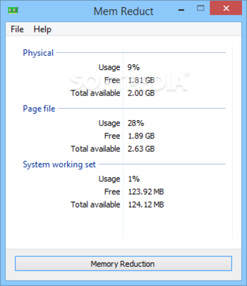 Portable Mem Reduct screenshot