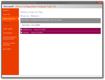 Portable Microsoft Office Configuration Analyzer Tool screenshot 4