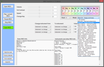 Portable MIDI Transform screenshot 2